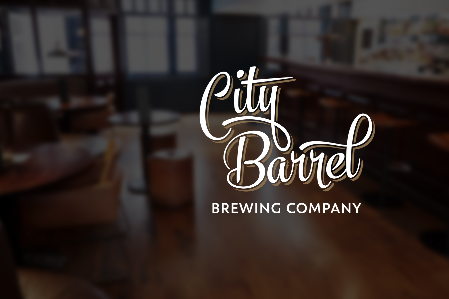 City Barrel Brewing Company design by Lagom Design